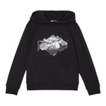 THE NORTH FACE felpa chiusa con cappuccio tinta unita con logo Nero per Bambino NF0A89HJJK31L NERO THE NORTH FACE 
