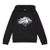 THE NORTH FACE felpa chiusa con cappuccio tinta unita con logo Nero per Bambino NF0A89HJJK31L NERO THE NORTH FACE 