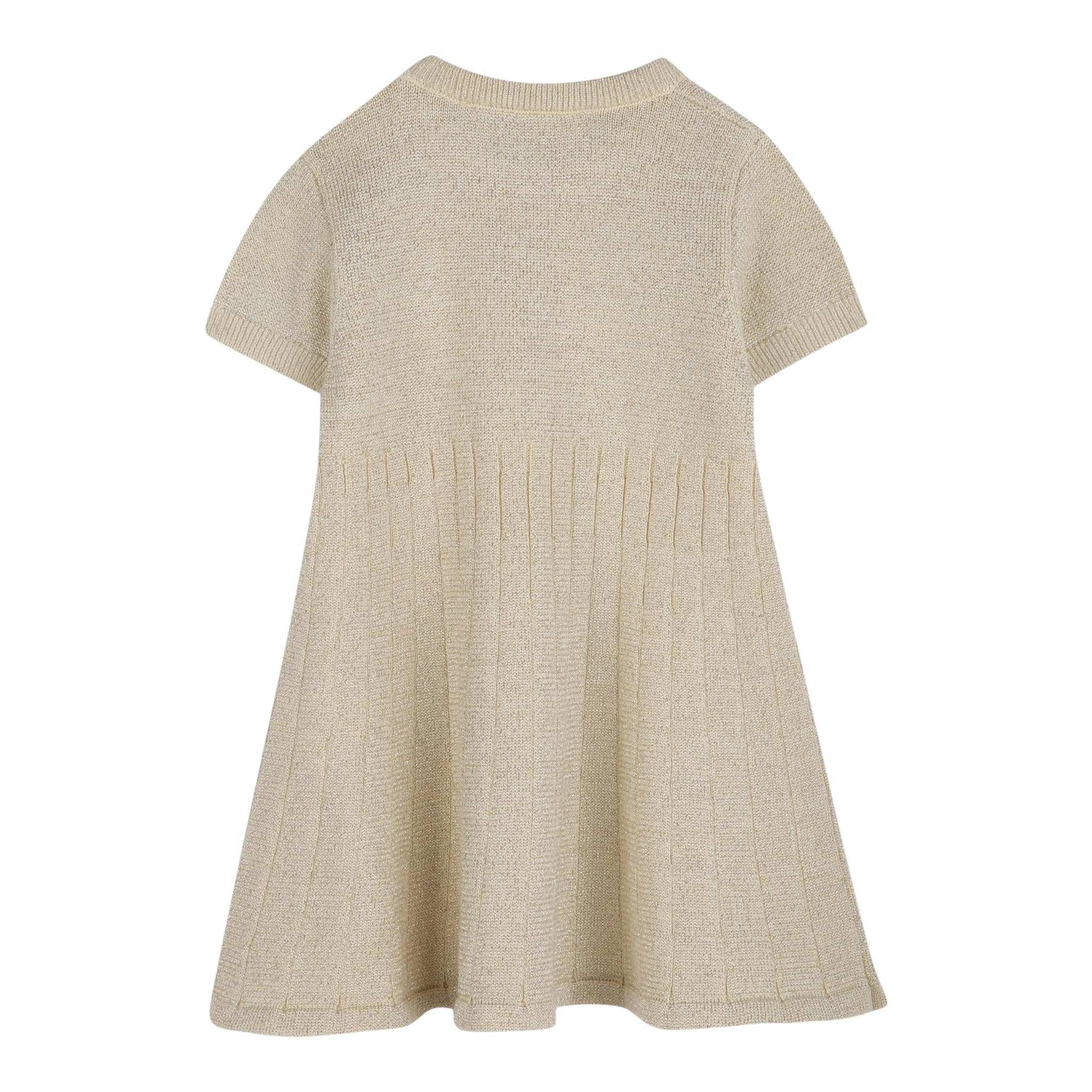 Michael Kors Abito Mezza Manica tinta unita Oro per Bambina R30310J ORO MICHAEL KORS 