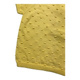 Wedoble Solid Color Crew Neck T-Shirt Yellow For Baby Girl