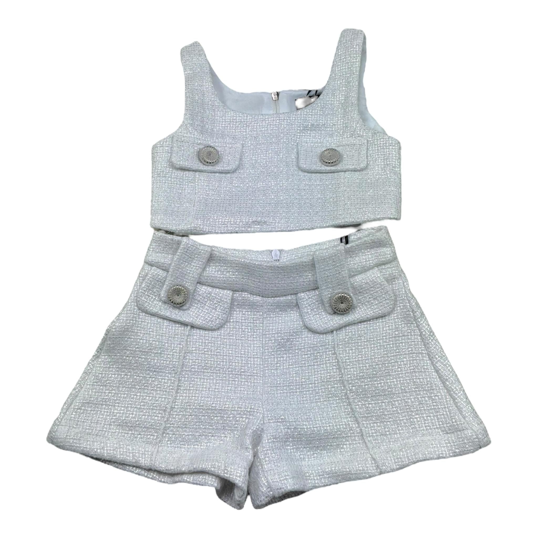 Fun & Fun Completo 2 Pezzi Top-Short per Neonata FNCBTP01031N GRIGIO FUN & FUN 