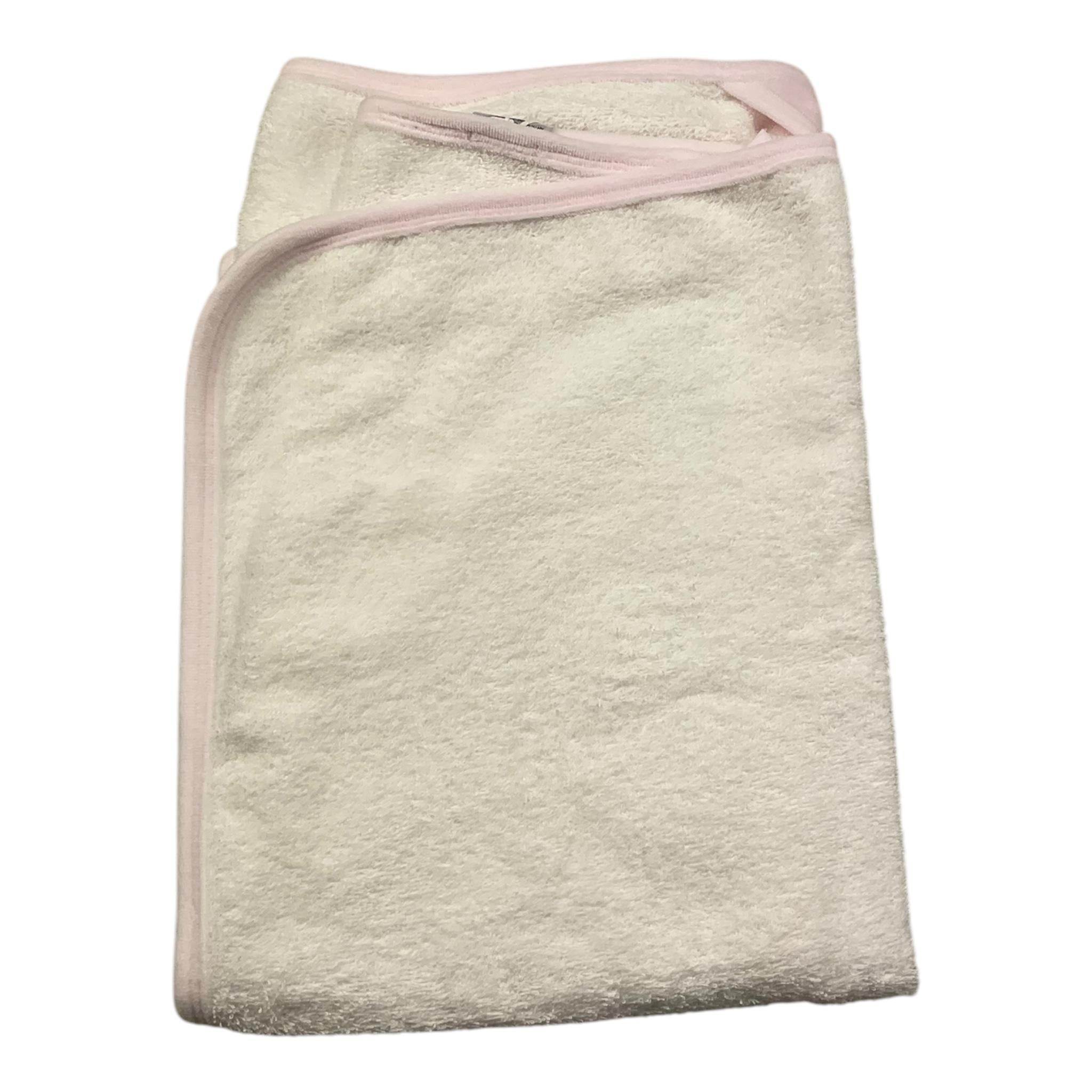 LE BEBE' poncho accappatoio bicolore Bianco/rosa per Neonata LBG5955 BIANCO/ROSA LE BEBE' 