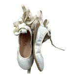 Eli Ballerinas Solid Color With Gold Laces For Girls