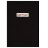 Calvin Klein Abito Tinta Unita Giromanica con Logo per Bambina IG0IG02906XX NERO CALVIN KLEIN 