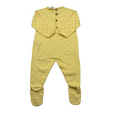 Wedoble Tutina Manica Lunga Tinta Unita per Neonato V2406346A GIALLO WEDOBLE 