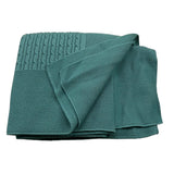 MAC ILUSIO'N coperta tinta unita con ricami Verde per Neonato TO77X VERDE MAC ILUSIO'N 