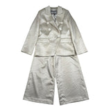 Just Cavalli Completo 2 Pezzi Giacca-Pantalone Tinta Unita per Bambina JGP26142JP BEIGE JUST CAVALLI 
