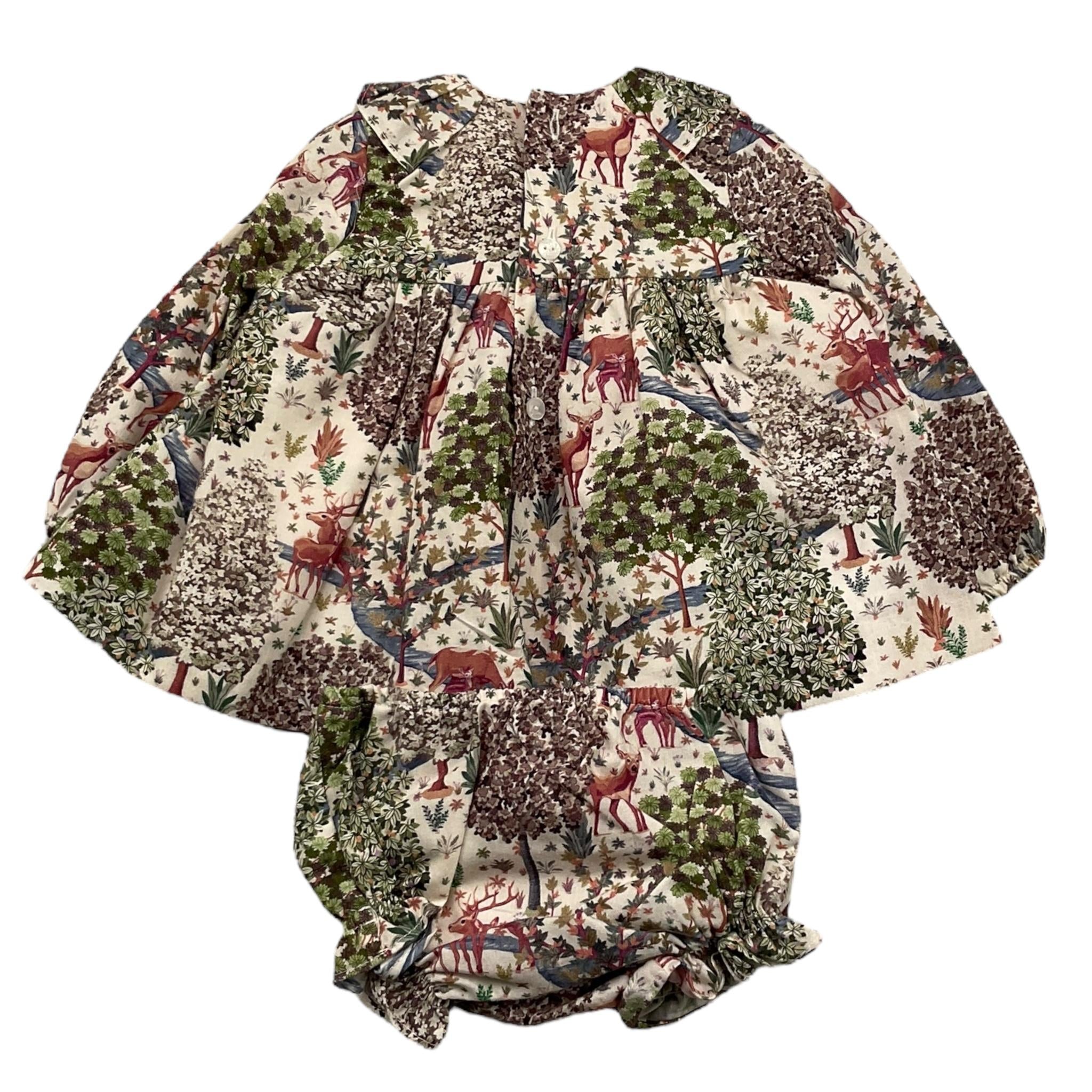 MARTA Y PAULA abito manica lunga con culotte Multicolor per Neonata 143 MULTICOLOR MARTA Y PAULA 