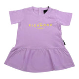 John Richmond Abito Tinta Unita con Stampa per Neonata RIP25005VE LILLA JOHN RICHMOND 