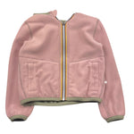 K-WAY felpa tinta unita con zip e cappuccio reversibile Verde per Bambina K8141FW VERDE K-WAY 