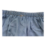 Please Top Fascia con Balza Tinta Unita per Bambina CC81010G72 AZZURRO PLEASE 