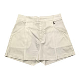 Dixie Short Solid Color With Elastic Waist White For Girls