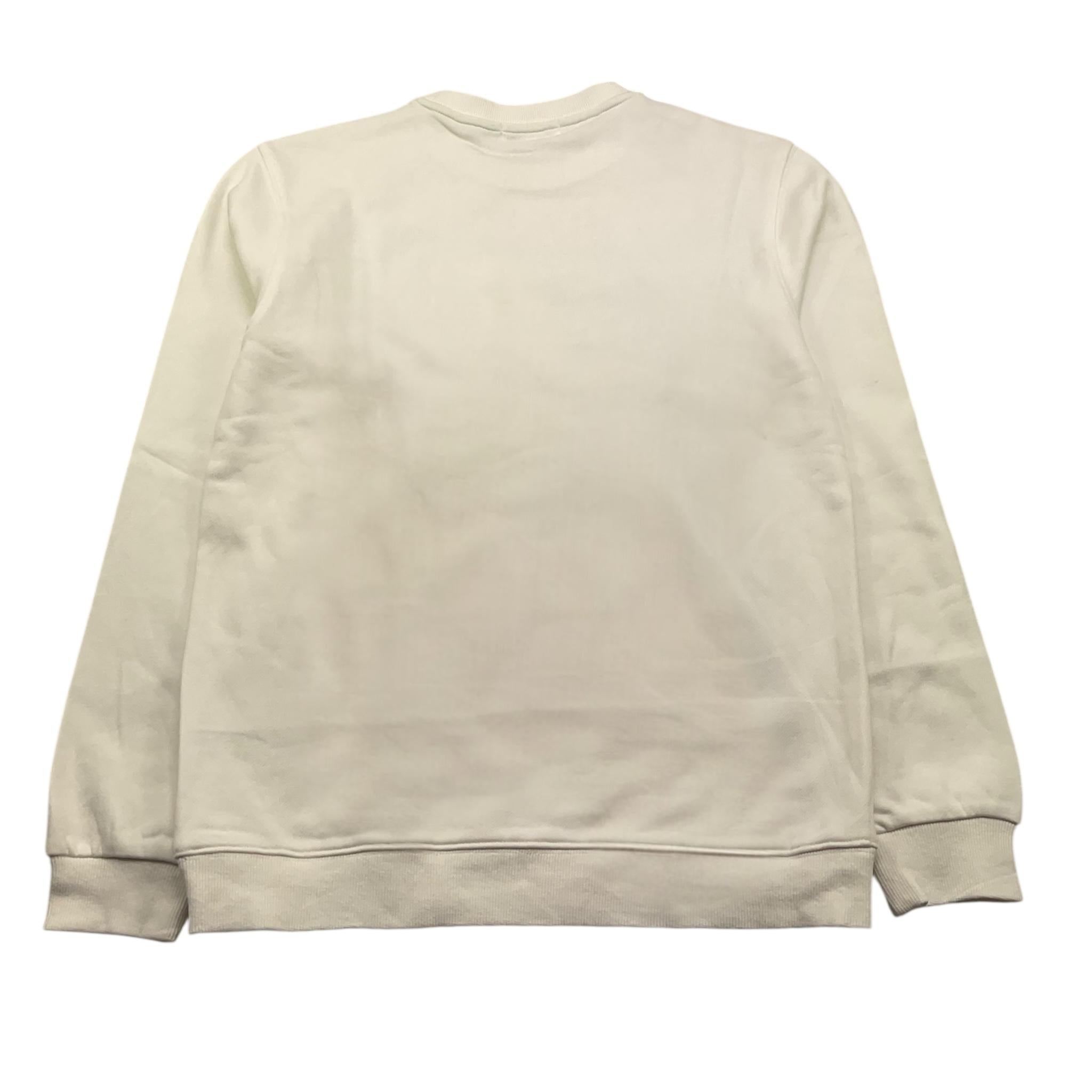 JECKERSON felpa girocollo tinta unita con logo Panna per Bambino J3551 PANNA JECKERSON 