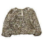 ABEL & LULA completo 2 pezzi camicia-gonna paillettata Beige per Bambina 5544 BEIGE ABEL & LULA 