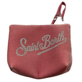 SAINT BARTH borsello tinta unita con logo Rosa per Bambina ALINEVELVET ROSA SAINT BARTH 