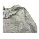 PAZ RODRIGUEZ camicia manica lunga tinta unita cn stampa Azzurro per Neonata 006151023 AZZURRO PAZ RODRIGUEZ 