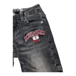 ICEBERG jeans tinta unita con girovita regolabile Nero per Neonato PTICE5308BX NERO ICEBERG 