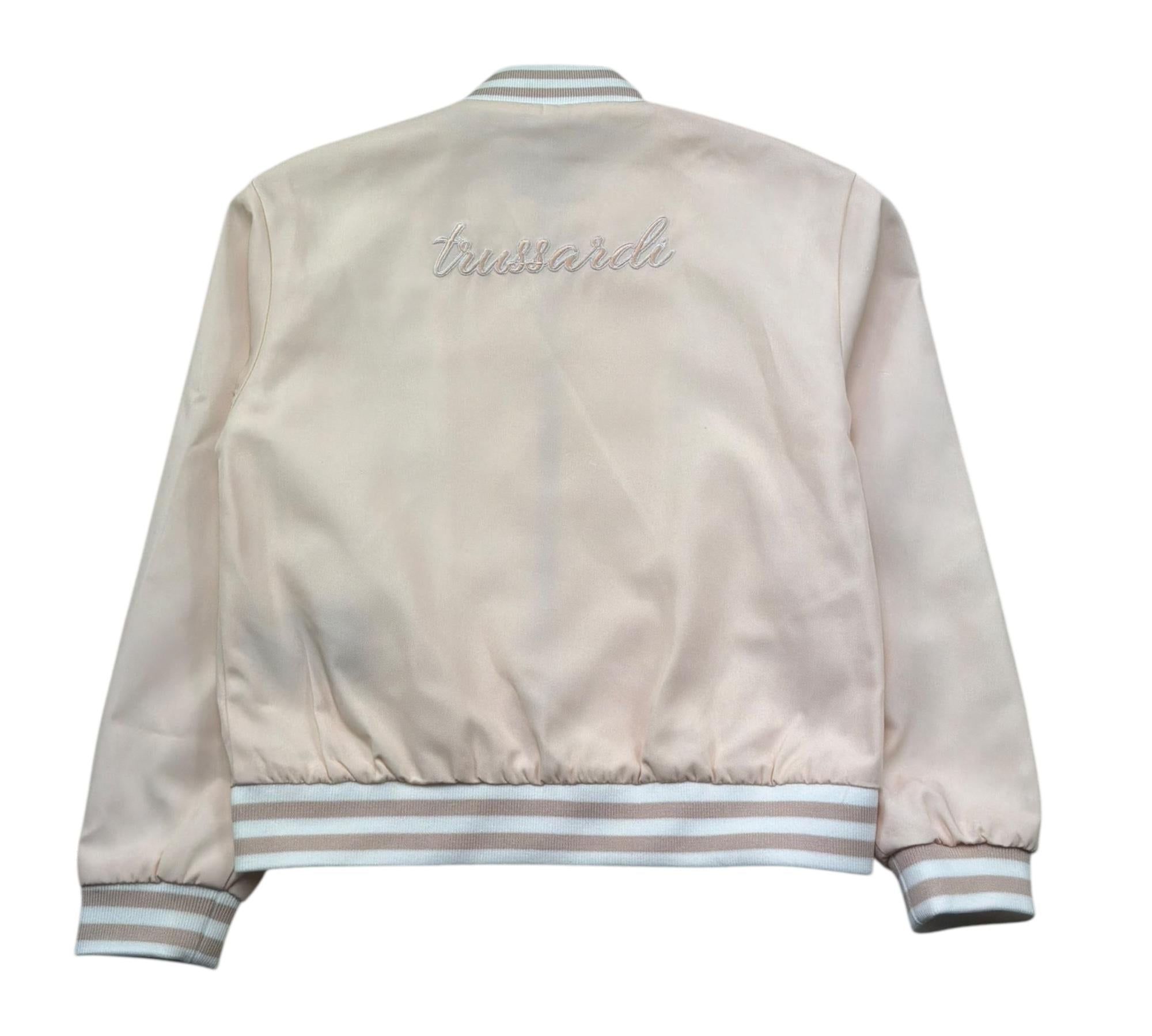 Trussardi Giubbino Tinta Unita con Zip  per Bambina TGP26060GB ROSA TRUSSARDI 