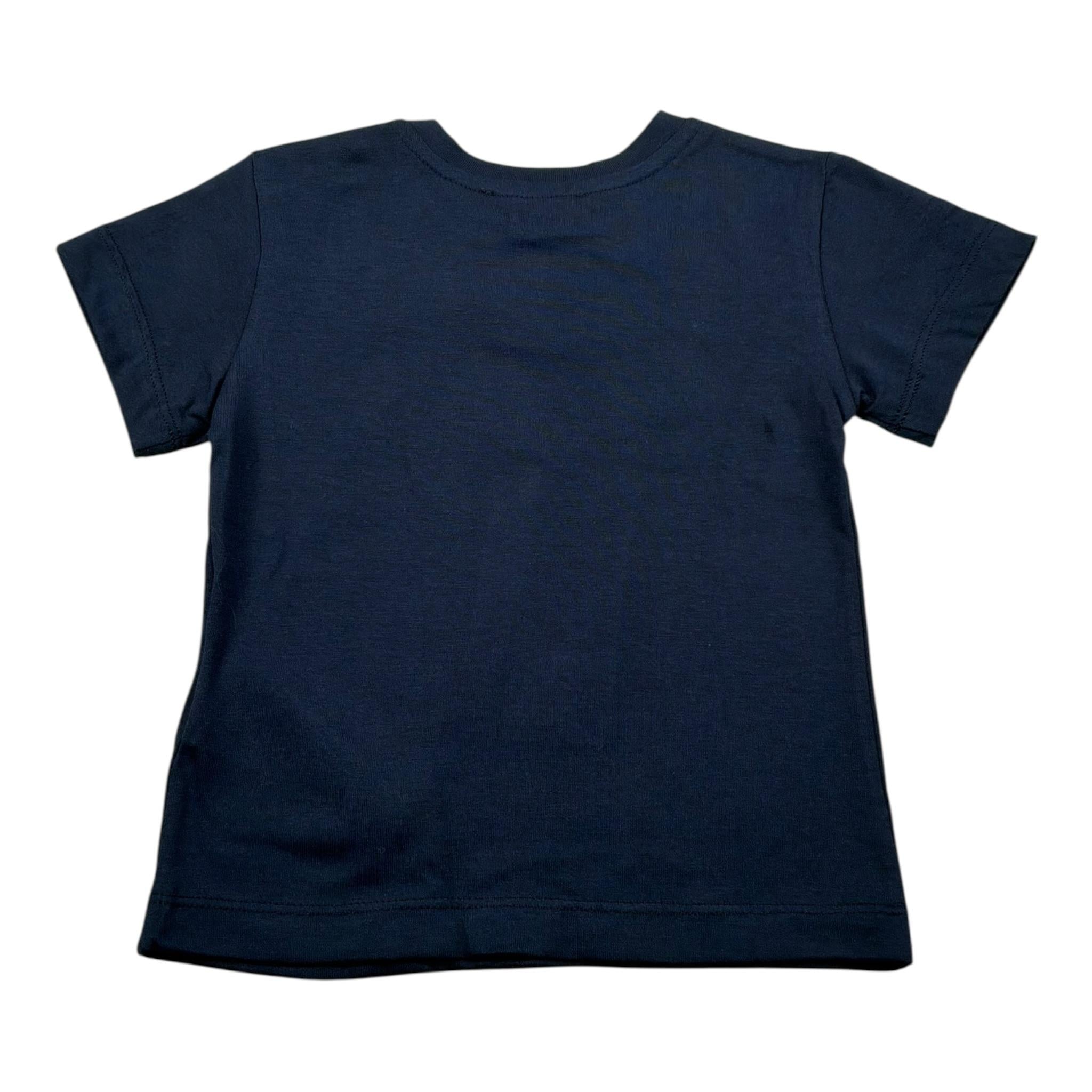 Siviglia T-Shirt Girocollo Tinta Unita con Stampa per Neonato SWVNTS17286 BLU SIVIGLIA 