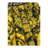 Versace Black Patterned Plain Skirt For Girls