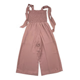 Alice Pi Solid Color Palazzo Pink Onesie for Girls