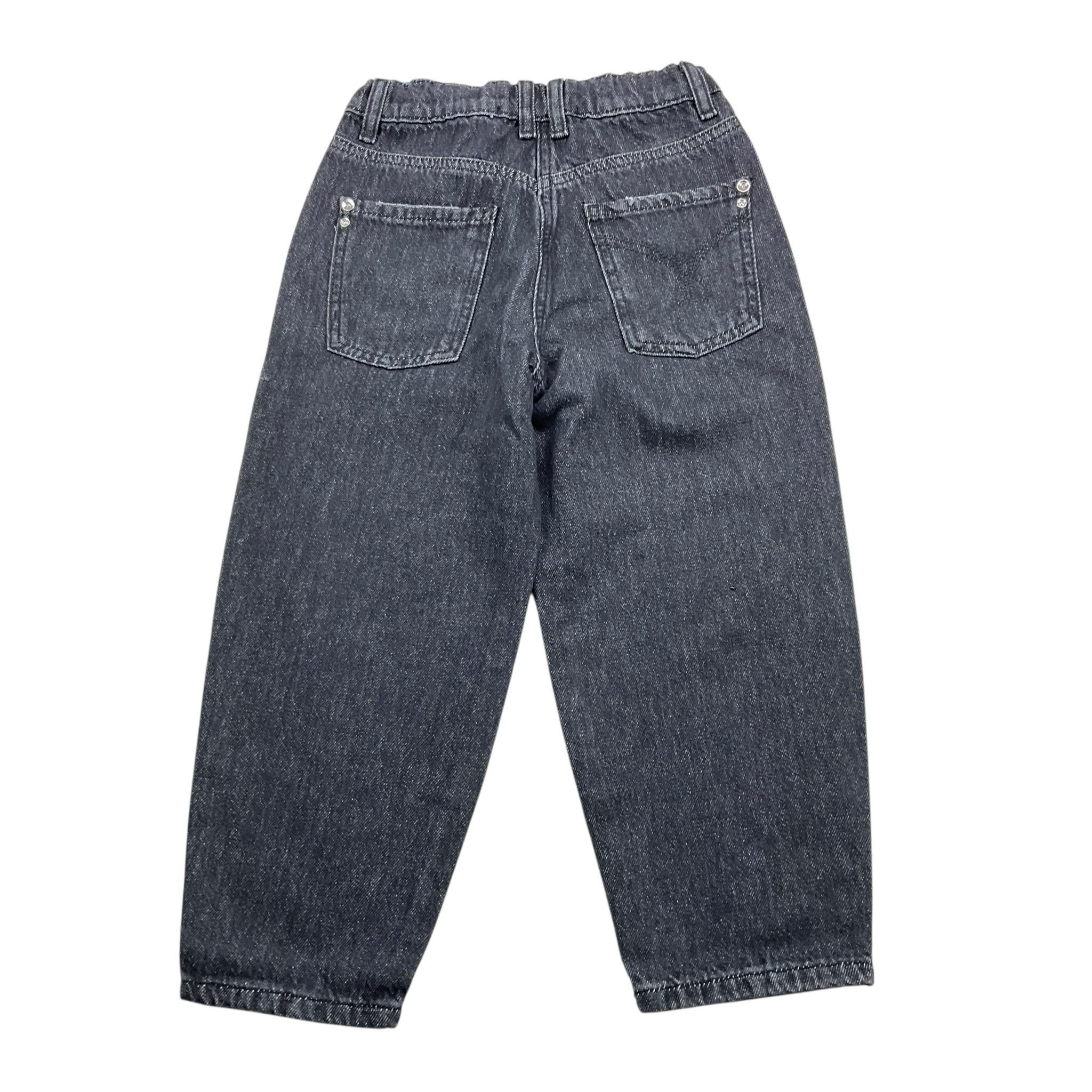 PATRIZIA PEPE jeans tinta unita con strappi Nero per Bambina 7P0367X NERO PATRIZIA PEPE 