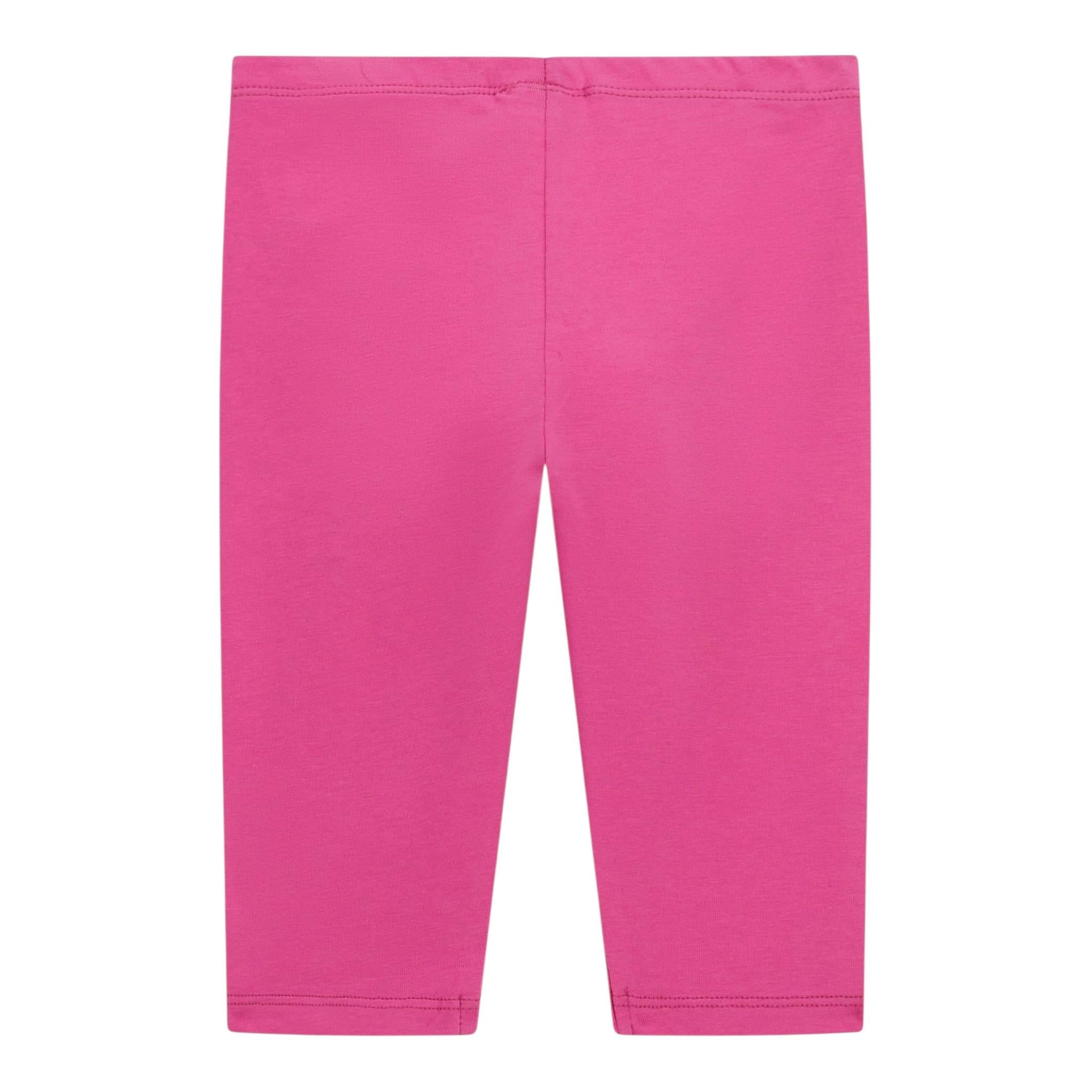Guess Leggins Tinta Unita con Stampa per Neonata K5GB03J1314N FUXIA GUESS 