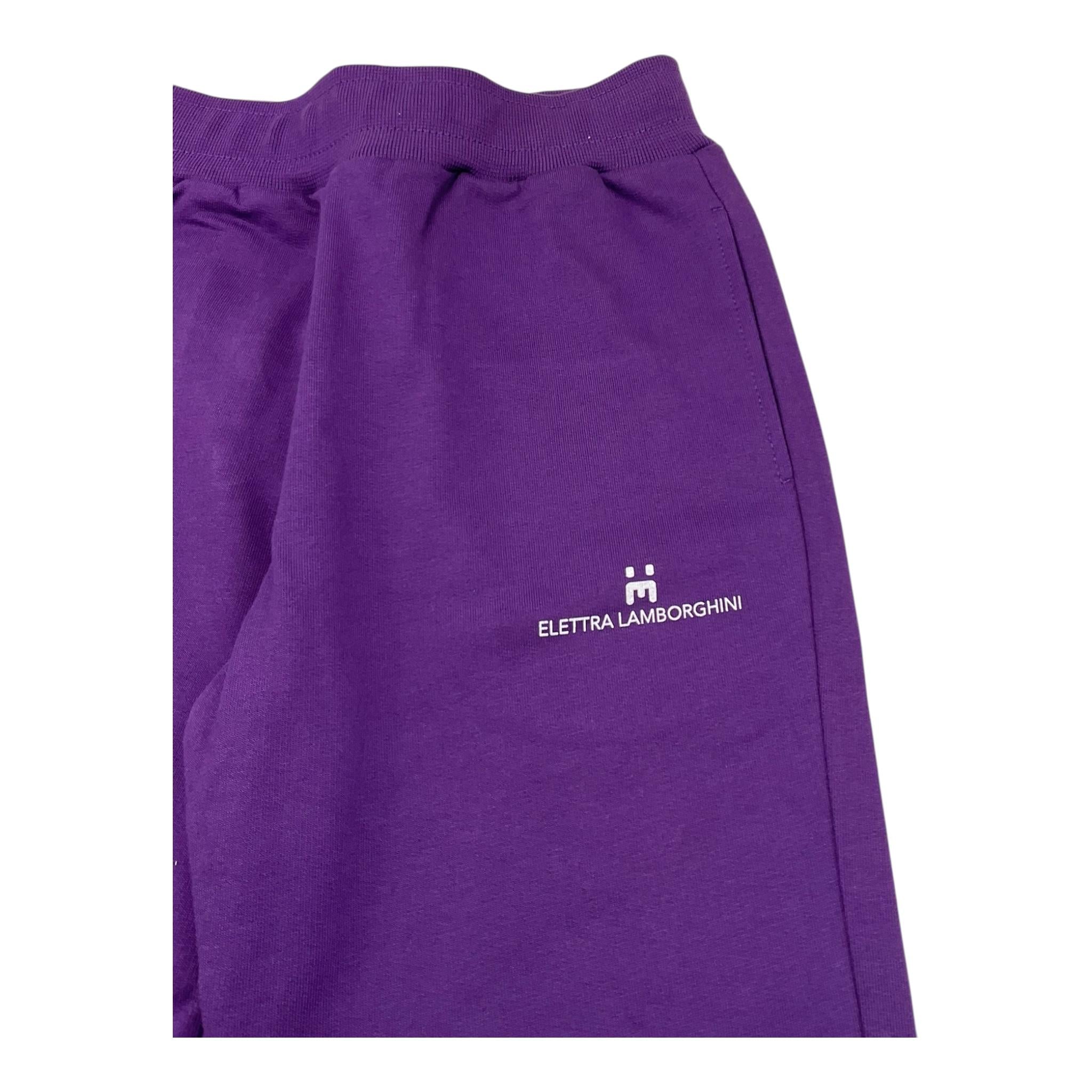 ELETTRA LAMBORGHINI  pantalone tuta tinta unita Viola per Bambina PWK2206176 VIOLA ELETTRA LAMBORGHINI 