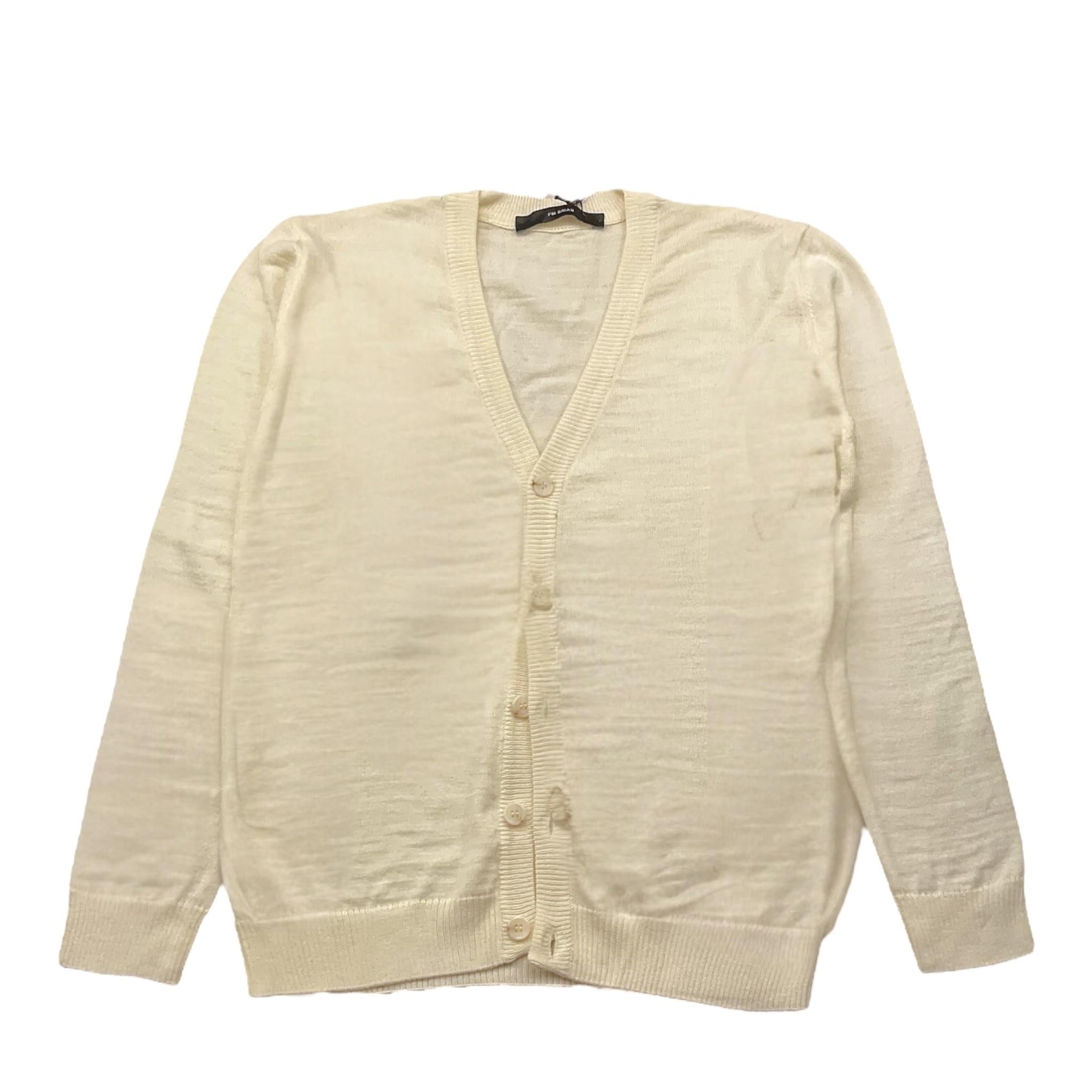 I'M BRIAN cardigan tinta unita con bottoni Panna per Bambino MA2280J PANNA I'M BRIAN 