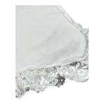 Cnd Coperta Tinta Unita con Ricami per Neonata 55737010 BIANCO CND 