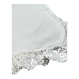 Cnd Coperta Tinta Unita con Ricami per Neonata 55737010 BIANCO CND 