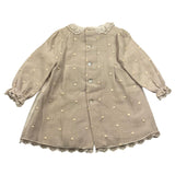 PAZ RODRIGUEZ set abito manica lunga con culotte tinta unita Beige per Neonata 004150918 BEIGE PAZ RODRIGUEZ 