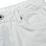 Pepe Feamo Short Tinta Unita con Girovita Regolabile per Bambina PG800861TC0 BIANCO PEPE FEAMO 