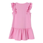 Liu Jo Abito tinta unita Giromanica con Brillantini Rosa per Neonata KA5091XX ROSA LIU JO 