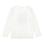 MONNALISA shirt girocollo tinta unita con fiocco Panna per Bambina 19D612 PANNA MONNALISA 