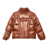 HINNOMINATE giubbino tinta unita con logo Marrone per Bambina 3641O0220 MARRONE HINNOMINATE 