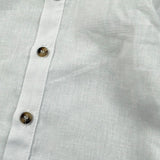 M+E' Camicia Manica Lunga tinta unita Collo Coreano Panna per Bambino UEM0507X PANNA M+E' 