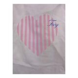 Fay Two-Tone Romper Set - Hat-Bib White/Pink For Newborn
