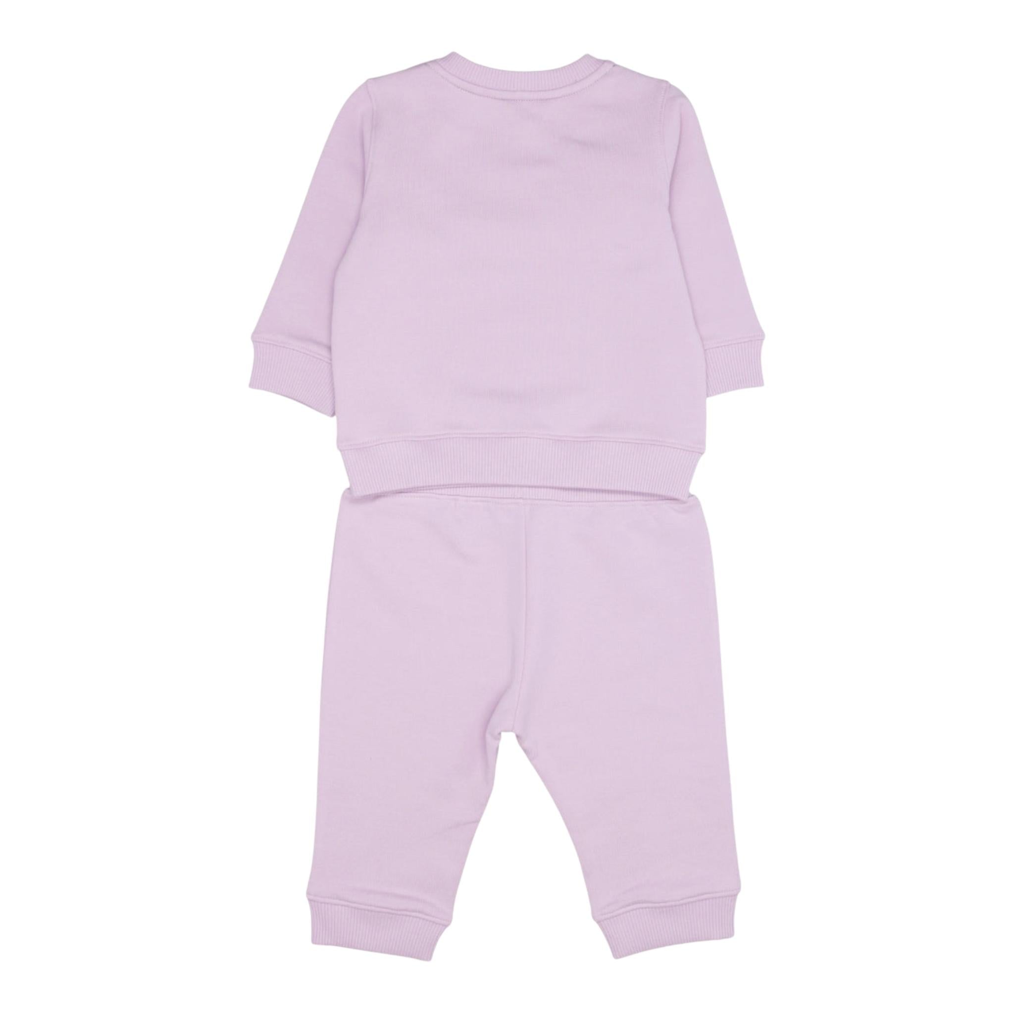 K-WAY completo 2 pezzi felpa-pantalone tinta unita Lilla per Neonata K41384W LILLA K-WAY 