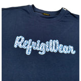 Refrigiwear T-Shirt Girocollo Tinta Unita con Stampa per Bambino 156TRMJ25 BLU REFRIGIWEAR 