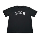 John Richmond T-Shirt Girocollo Tinta Unita con Stampa per Bambino RBP26012TS NERO JOHN RICHMOND 