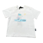 Daniele Alessandrini T-Shirt tinta unita con Stampa Bianco per Neonato 1296M00025 BIANCO DANIELE ALESSANDRINI 