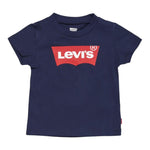 Levi'S T-Shirt Girocollo Tinta Unita con Stampa per Bambino 8E8157JXX BLU LEVI'S 