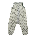 Calamaro Tutina Giromanica Tinta Unita con Stampe per Neonato 32366 PANNA CALAMARO 