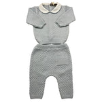 LITTLE BEAR completo 2 pezzi maglia-ghettina tinta unita Azzurro per Neonato 9102 AZZURRO LITTLE BEAR 