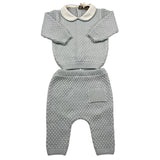 LITTLE BEAR completo 2 pezzi maglia-ghettina tinta unita Azzurro per Neonato 9102 AZZURRO LITTLE BEAR 