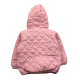 MONO STAR giubbino tinta unita con zip e cappuccio Rosa per Neonata MS5209 ROSA MONO STAR 