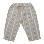 Babyvip Pantalone Tinta Unita con Fantasia A Righe per Neonato T1342 BEIGE BABYVIP 
