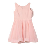 Liu Jo Solid Color Sleeveless Dress With Pink Tulle For Girls