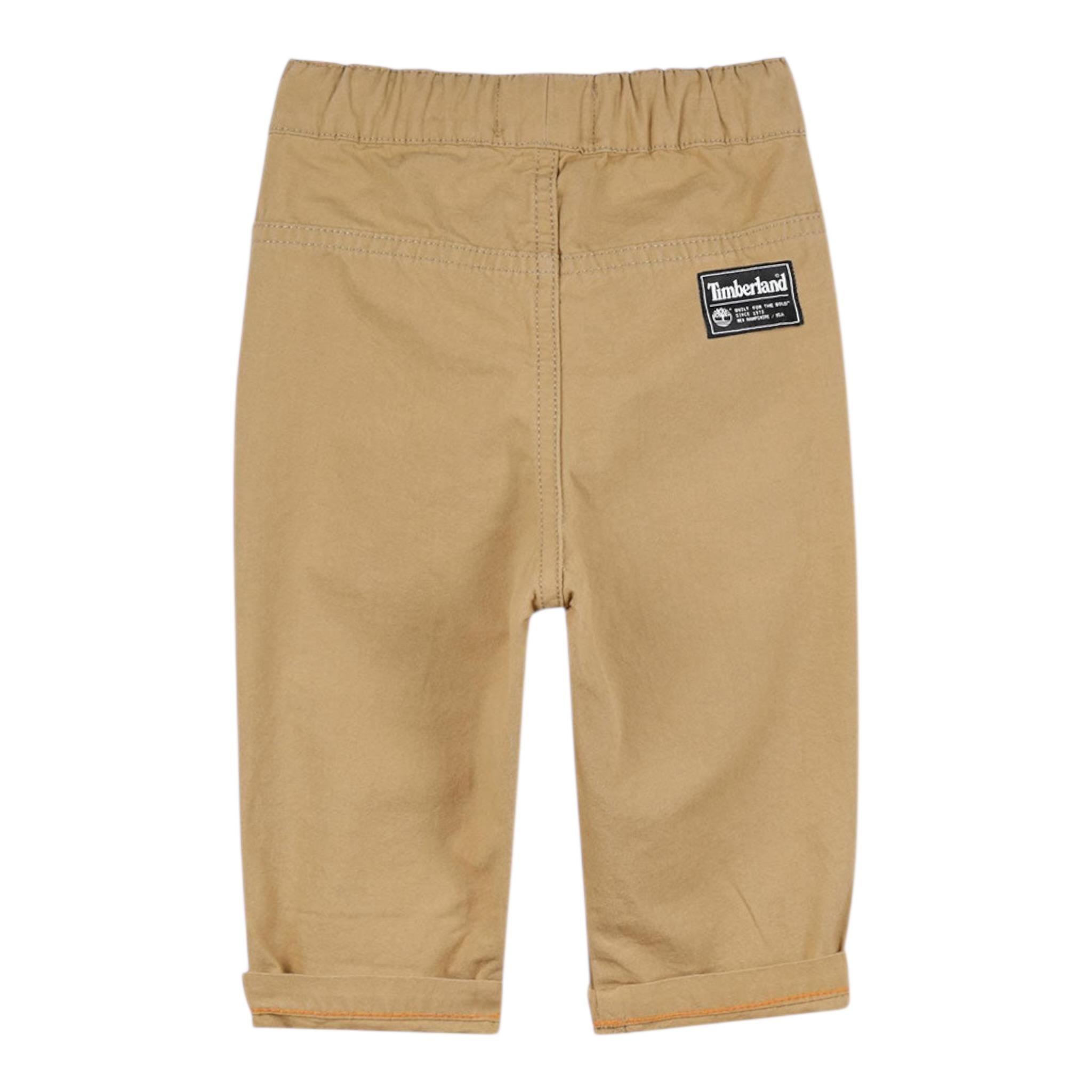 Timberland Pantalone Tinta Unita con Elastico In Vita per Neonato T60465N CAMMELLO TIMBERLAND 